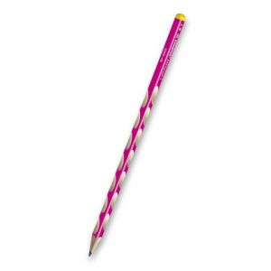Grafitová tužka STABILO EASYgraph S, tvrdost HB, pro leváky - růžová