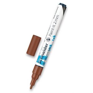 Akrylový popisovač Schneider Paint-It 310 - hnědá