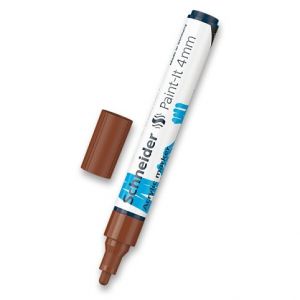 Akrylový popisovač Schneider Paint-It 320 - hnědá