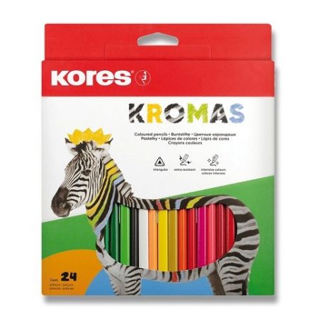 Pastelky Kores Kromas - 24 barev