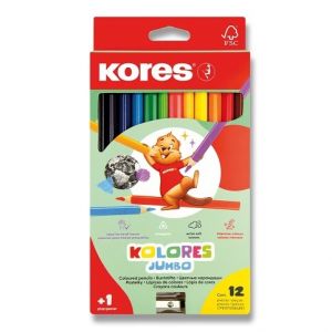 Pastelky Kores Kolores Jumbo - 12 barev