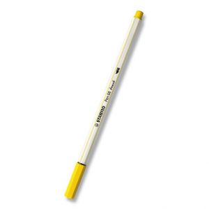 Fix STABILO Pen 68 Brush - žlutá