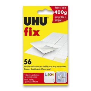 Oboustranně lepicí polštářky UHU Fix - 56 ks