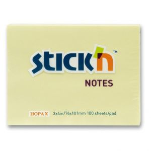 Samolepicí bloček Stick‚n Notes - 76 × 101 mm, 100 listů