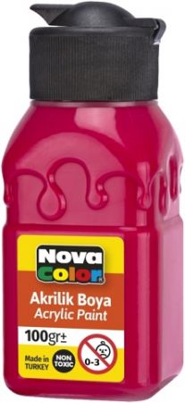 Barva akrylová 100g červená NC-2011
