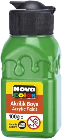 Barva akrylová 100g zelená NC-2013