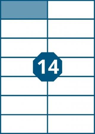 Etikety A4 105,0 x 42,4 14ks