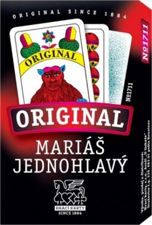Karty Mariáš jednohlavé kůň papír.krab.