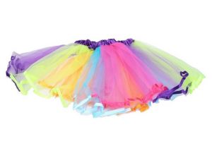 Set karneval W032051 - sukně 30 cm 3 vrsty barevná