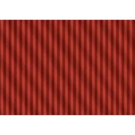 SusyCard - Papír dárkový vánoční 1,5 mx70 cm, červené pruhy metalický, 60g/m2