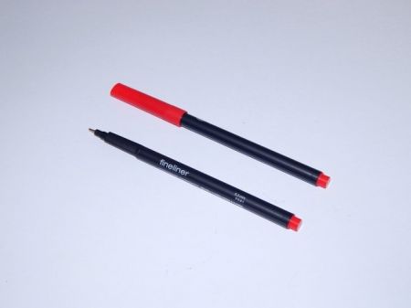 KOH-I-NOOR popisovač fine liner 7021 červená