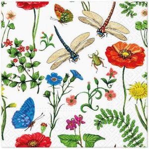 Ubrousky PAW Dekor L (20ks) Wild Bloom