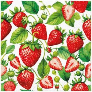 Ubrousky PAW Dekor L (20ks) Strawberriy Kiss