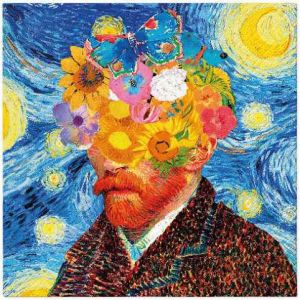 Ubrousky PAW Dekor L (20ks) Van Goghs Floral Dream