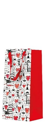 Papírová taška PAW Purfect Heart Design DEO