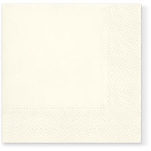 Ubrousky PM HRC bílé 33x33 cm 50ks 2vrst