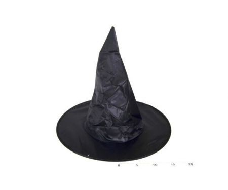 Klobouk čarodějnický černý 35 cm