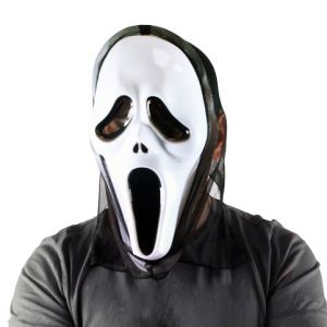 Maska duch HALLOWEEN (halloweenská-karnevalová-maska)