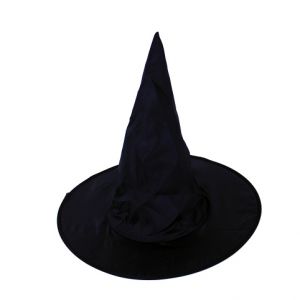 Klobouk černý čarodějnický, dospělý HALLOWEEN (halloweenský-karnevalový-doplněk)