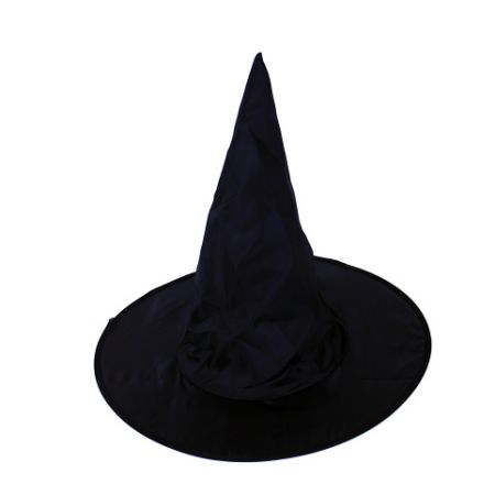 Klobouk černý čarodějnický, dospělý HALLOWEEN (halloweenský-karnevalový-doplněk)