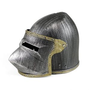 Rytířská přilba s otvíracím štítem, dětská (rytířská-helma)