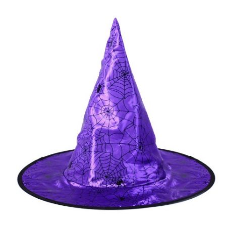 Klobouk čarodějnický fialový dětský HALLOWEEN