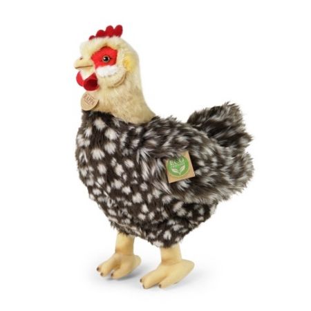 Plyšová slepice stojící, 33 cm, ECO-FRIENDLY