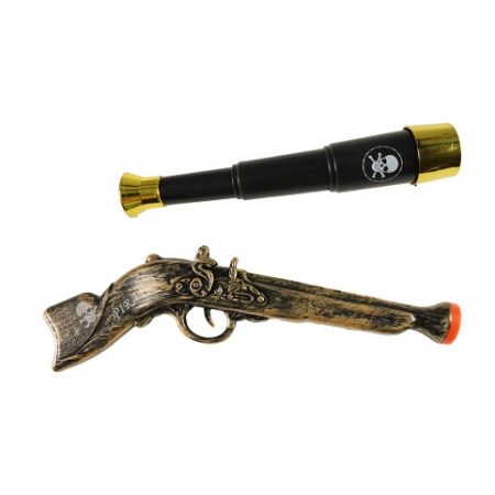 Pirátská sada pistol s dalekohledem