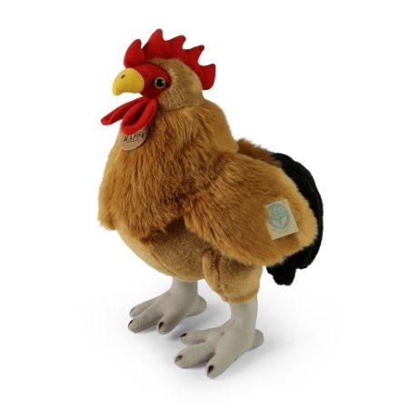 Plyšový kohout stojící 34 cm ECO-FRIENDLY