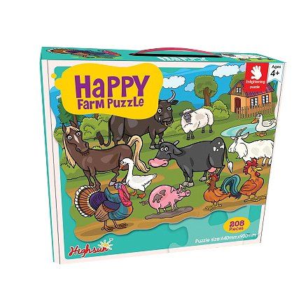 Puzzle farma 208 ks, 90x64 cm
