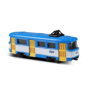 Tramvaj kovová mini DPO Ostrava, 8,5 cm
