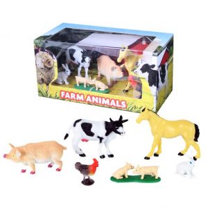 Zvířata farma 6 ks v krabici