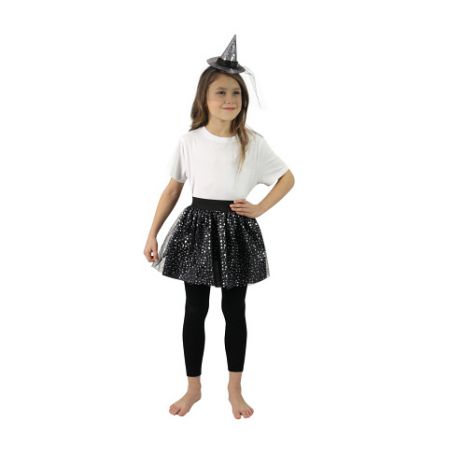 Set tutu čarodějnicky s čelenkou