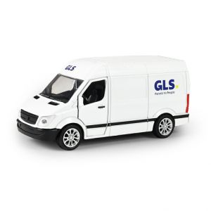Kovové auto GLS s otevíracími dveřmi 12 cm