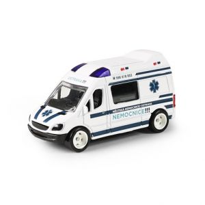 Kovové auto sanitka Městská nemocnice Ostrava 7 cm