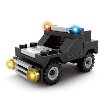 Kompatibilní stavebnice BLOXO policie auto 31 ks