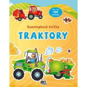 Knížka samolepková Traktory
