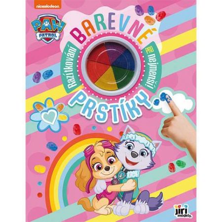 Barevné prstíky Paw Patrol/Tlapková Patrola ružové