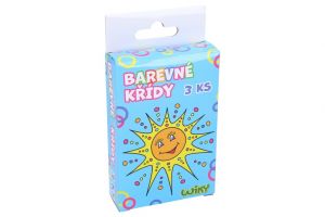 Křídy barevné 3ks