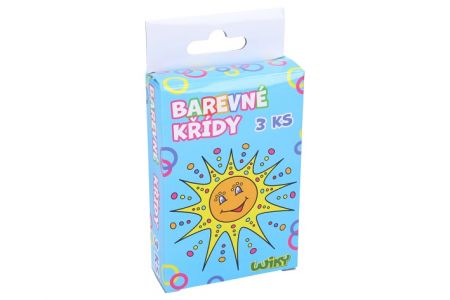 Křídy barevné 3ks