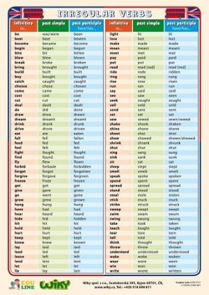A4 - Irregular Verbs angličtina