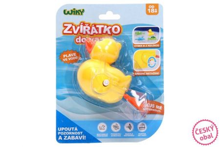 Kačenka natahovací do vany 11 cm - český obal