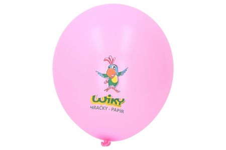 Balónek Wiky růžový 100 kusů