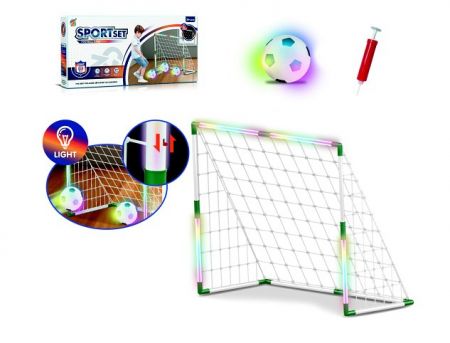 Fotbal set se světelnými efekty 88 x 68 cm