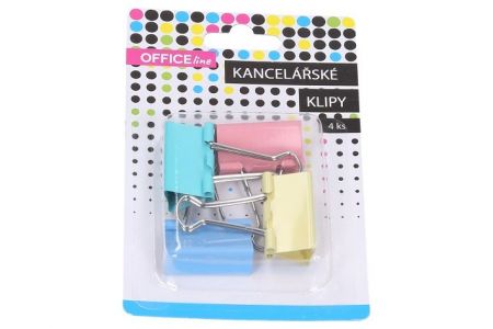 Klip kancelářský 4 ks, 32 mm