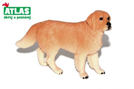 Figurka pes Zlatý retrívr 10x6,5cm ATLAS