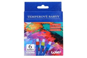 Temperové barvy 6ks