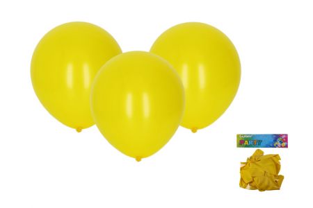 Balónek nafukovací 30cm - sada 10ks, žlutý