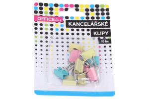 Klip kancelářský 10 ks, 15 mm