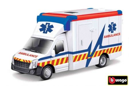 Bburago 1:43 servisní vozidlo Sanitka s nosítky